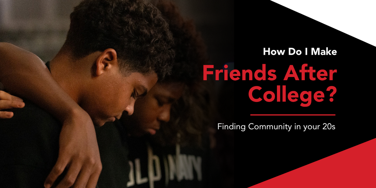 Young adults spending time together and building friendships in a welcoming community setting.